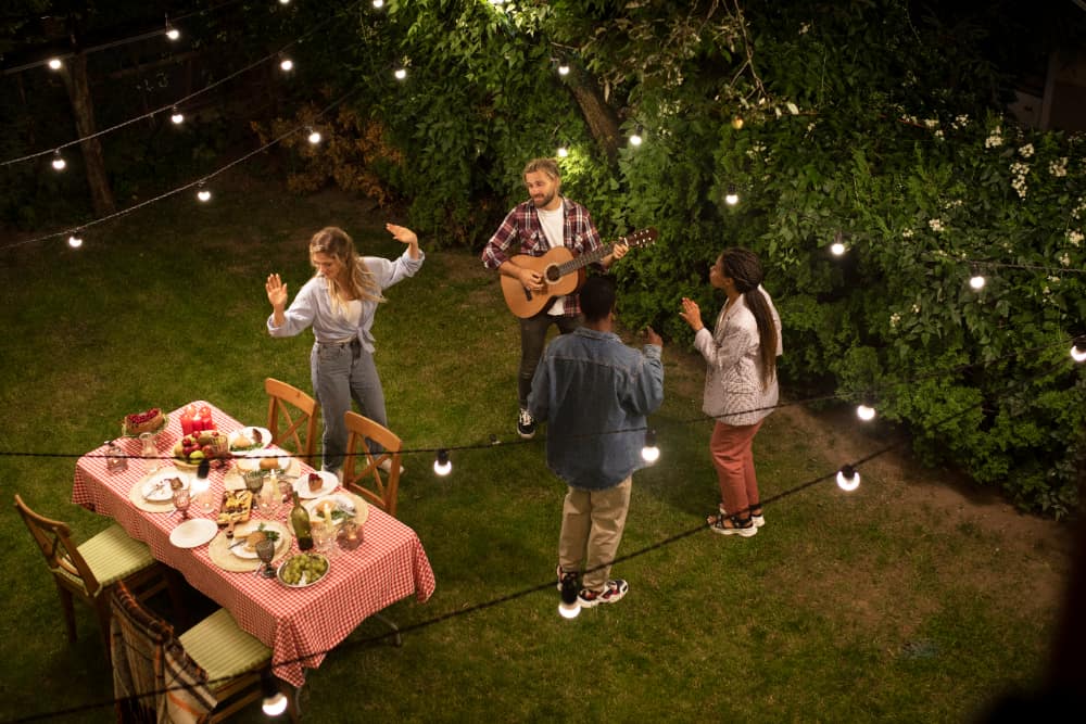 Magie soirée en plein air